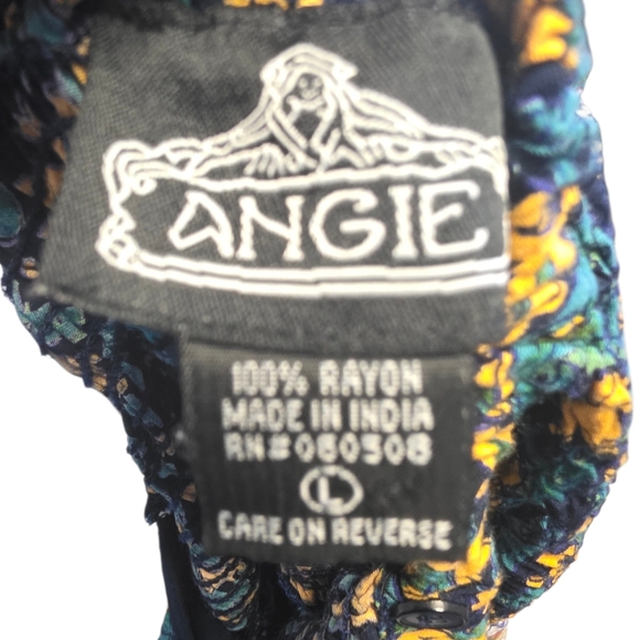 Angie Bohemian Style Halter Maxi Dress Size Large - Picture 3 of 7